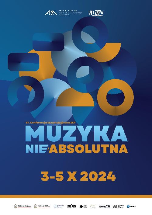 Plakat 53. Konferencji Muzykologicznej ZKP